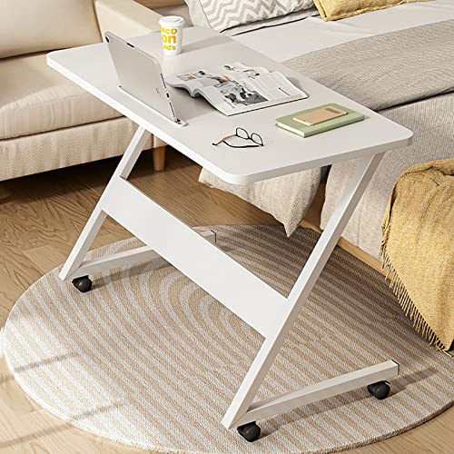 OWOHYG Rollbarer Nachttisch mit Rädern und Tablet-Steckplatz, Z-förmiger Beistelltisch zum Lernen und Lesen | Kleiner Laptoptisch, Betttisch, Weiß, Höhe 26 OWOHYG Rollbarer Nachttisch mit Rädern und Tablet-Steckplatz, Z-förmiger Beistelltisch zum Lernen und Lesen | Kleiner Laptoptisch, Betttisch, Weiß, Höhe 26 von OWOHYG