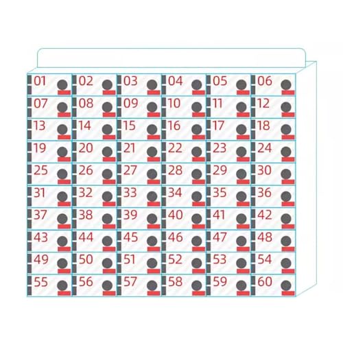 OWOHYG Transparenter Acryl-Handy-Aufbewahrungsschrank mit Schloss - Bürobedarfs-Nizer, sicherer Telefonsafe, klares Design, klar, 60 von OWOHYG