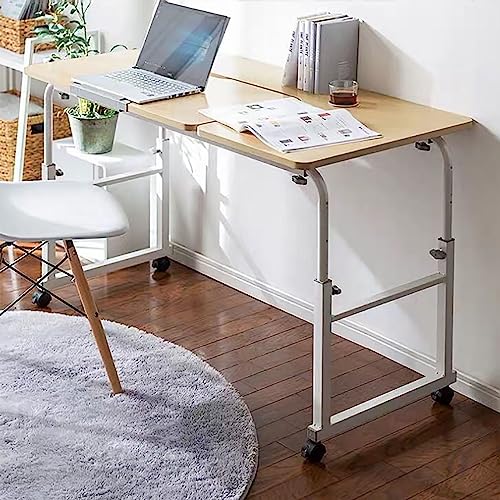 OWOHYG Überbetttische, Verstellbarer Winkel und Höhe des Schreibtischs, Geeignet für Krankenhausbetten, Familien, Tägliche Entspannung, Arbeit, Unterhaltung, Nachttisch,A OWOHYG Überbetttische, Verstellbarer Winkel und Höhe des Schreibtischs, Geeignet für Krankenhausbetten, Familien, Tägliche Entspannung, Arbeit, Unterhaltung, Nachttisch,A von OWOHYG