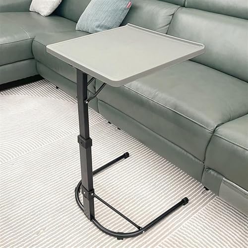 OWOHYG Verstellbarer Steh-Computertisch für Laptop, tragbarer Lazy Desk mit Klapp- und Hebefunktion, beweglicher Sofa-Nachttisch für Arbeit und Studium, Hellgrau, Liftablefoldabl OWOHYG Verstellbarer Steh-Computertisch für Laptop, tragbarer Lazy Desk mit Klapp- und Hebefunktion, beweglicher Sofa-Nachttisch für Arbeit und Studium, Hellgrau, Liftablefoldabl von OWOHYG