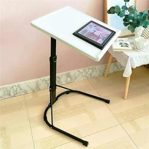 OWOHYG Verstellbarer Steh-Computertisch für Laptop, tragbarer Lazy Desk mit Klapp- und Hebefunktion, beweglicher Sofa-Nachttisch für Arbeit und Studium, Weißgrau, anhebbar und faltbar OWOHYG Verstellbarer Steh-Computertisch für Laptop, tragbarer Lazy Desk mit Klapp- und Hebefunktion, beweglicher Sofa-Nachttisch für Arbeit und Studium, Weißgrau, anhebbar und faltbar von OWOHYG