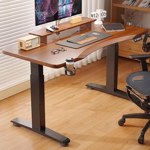 OWOHYG Verstellbarer Stehpult mit abgeschrägtem, um 45° gebogenem Design – Höheneinstellungen mit Memory-Funktion – Brauner Büro-Computertisch für Zuhause oder das Büro,Braun,39.3in/100cm OWOHYG Verstellbarer Stehpult mit abgeschrägtem, um 45° gebogenem Design – Höheneinstellungen mit Memory-Funktion – Brauner Büro-Computertisch für Zuhause oder das Büro,Braun,39.3in/100cm von OWOHYG
