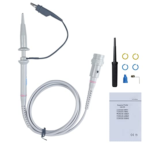 OWON 200MHz Oszilloskop Tastkopf Kit, BNC-Oszilloskop Clip Tastkopfdämpfung kann durch 1x oder 10x Schiebeschalter für Serienoszilloskope eingestellt werden OWON 200MHz Oszilloskop Tastkopf Kit, BNC-Oszilloskop Clip Tastkopfdämpfung kann durch 1x oder 10x Schiebeschalter für Serienoszilloskope eingestellt werden von OWON
