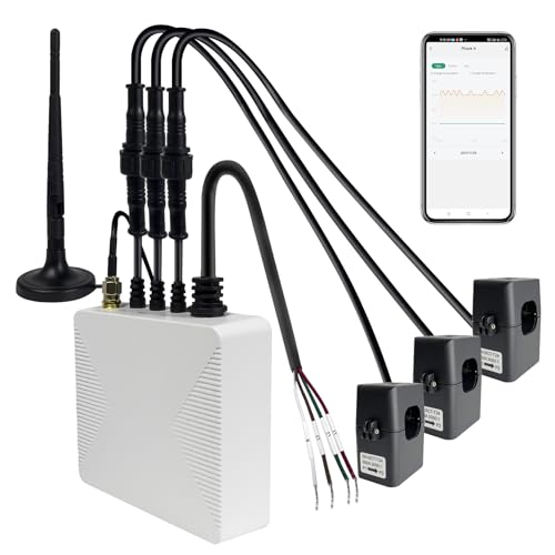 OWON 3-Phasen-WLAN-Smart-Home-Energiemonitor, 3-Phasen-Zangenmessgerät mit 3 300 A Schaltkreisstufen-Sensoren Echtzeit-Stromüberwachung | Solar-| Messgerät OWON 3-Phasen-WLAN-Smart-Home-Energiemonitor, 3-Phasen-Zangenmessgerät mit 3 300 A Schaltkreisstufen-Sensoren Echtzeit-Stromüberwachung | Solar-| Messgerät von OWON
