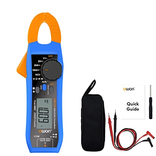 OWON CM2100 Digitales Stromzangenmessgerät Smart Electrical Tester 600V AC/DC True RMS VFC Diodenmultimeter OWON CM2100 Digitales Stromzangenmessgerät Smart Electrical Tester 600V AC/DC True RMS VFC Diodenmultimeter von OWON