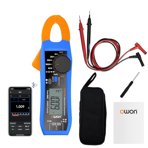 OWON CM2100B Digital Zangenmessgerät Bluetooth Automatische Bereichswahl 20000 Zählungen AC/DC-Widerstand Kapazität Prüfer TrueRMS Multimeter Mehrere Messfunktionen NCV VFC Diode Überspannungschutz OWON CM2100B Digital Zangenmessgerät Bluetooth Automatische Bereichswahl 20000 Zählungen AC/DC-Widerstand Kapazität Prüfer TrueRMS Multimeter Mehrere Messfunktionen NCV VFC Diode Überspannungschutz von OWON