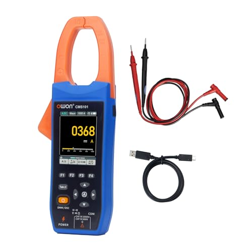 OWON CMS101 Bluetooth Stromzangenmessgerät AC/DC, Oszilloskopfunktion, Schreiberfunktion 3 in 1, 20000 Zählungen True RMS Auto-Range, Bluetooth Stromzangenmessgerät für Elektrofahrzeug OWON CMS101 Bluetooth Stromzangenmessgerät AC/DC, Oszilloskopfunktion, Schreiberfunktion 3 in 1, 20000 Zählungen True RMS Auto-Range, Bluetooth Stromzangenmessgerät für Elektrofahrzeug von OWON