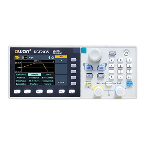 OWON DGE2035 Arbitrary Waveform Generator AWG 14bit Vertikale Auflösung 2CH 35MHz 125MSa/s 3,6 Zoll LCD Digital Signal Generator OWON DGE2035 Arbitrary Waveform Generator AWG 14bit Vertikale Auflösung 2CH 35MHz 125MSa/s 3,6 Zoll LCD Digital Signal Generator von OWON