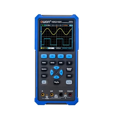 OWON HDS242 2CH Handheld Digital Oscilloscope Portable Multimeter True RMS 40MHz USB Type C 3.5inch 8 bits Tools OWON HDS242 2CH Handheld Digital Oscilloscope Portable Multimeter True RMS 40MHz USB Type C 3.5inch 8 bits Tools von OWON