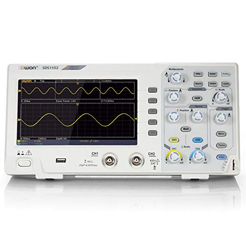 OWON SDS1102 Oscilloscope 2-Channel Digital Oscilloscopes 100MHZ Bandwidth 1GS/s High Accuracy Oscilloscope OWON SDS1102 Oscilloscope 2-Channel Digital Oscilloscopes 100MHZ Bandwidth 1GS/s High Accuracy Oscilloscope von OWON