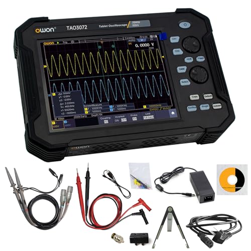 OWON TAO3072 2CH Handheld-Digitaloszilloskop mit 70 MHz Bandbreite und 1GS/s Abtastrate, 40 M Aufzeichnungslänge, SCPI und LabVIEW unterstützt, 4 1/2 Digitalmultimeter OWON TAO3072 2CH Handheld-Digitaloszilloskop mit 70 MHz Bandbreite und 1GS/s Abtastrate, 40 M Aufzeichnungslänge, SCPI und LabVIEW unterstützt, 4 1/2 Digitalmultimeter von OWON
