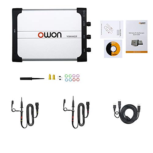 OWON VDS1022I Oszilloskop Virtual Dual-Channel Bandbreite von 25Mhz USB-Isolation 100MS/S Abtastrate Oscilloscope OWON VDS1022I Oszilloskop Virtual Dual-Channel Bandbreite von 25Mhz USB-Isolation 100MS/S Abtastrate Oscilloscope von OWON