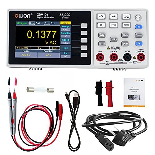 OWON XDM1041 Mini Desktop Digital Multimeter, 3,7 Zoll LCD Mini Digital Multimeter Echter Effektivwert Temperatur Tester Meter OWON XDM1041 Mini Desktop Digital Multimeter, 3,7 Zoll LCD Mini Digital Multimeter Echter Effektivwert Temperatur Tester Meter von OWON