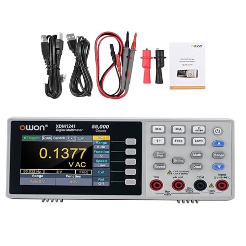 OWON XDM1241 Mini-Batterie Tischgerät Digital Multimeter, 3,7-Zoll-LCD Desktop Digital Multimeter Echter RMS Temperatur Prüfer Meter OWON XDM1241 Mini-Batterie Tischgerät Digital Multimeter, 3,7-Zoll-LCD Desktop Digital Multimeter Echter RMS Temperatur Prüfer Meter von OWON