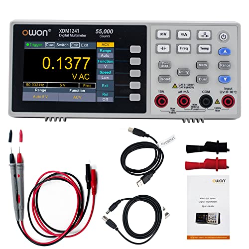 OWON XDM1241 Tragbares Digitalmultimeter, 3,5 Zoll Desktop Digitalmultimeter, 55000 Zählwerte LCD True RMS Temperaturprüfgerät für Instrumente und Labore, Fabriken OWON XDM1241 Tragbares Digitalmultimeter, 3,5 Zoll Desktop Digitalmultimeter, 55000 Zählwerte LCD True RMS Temperaturprüfgerät für Instrumente und Labore, Fabriken von OWON