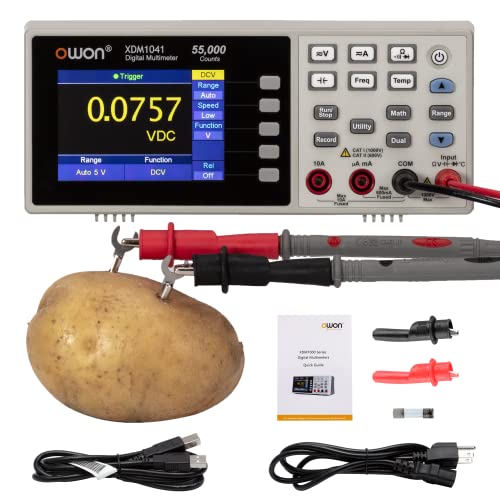 OWON XDM1041 Multimeter Multitester Leichtes Multimeter Unterstützung Record Date SCPI Funktion 55.000 Zählungen, 4 1/2 Stellen mit 3,5 Zoll TFT LCD OWON XDM1041 Multimeter Multitester Leichtes Multimeter Unterstützung Record Date SCPI Funktion 55.000 Zählungen, 4 1/2 Stellen mit 3,5 Zoll TFT LCD von OWON