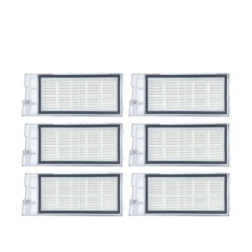 Roboter-Staubsauger-Kehrmaschinen-Zubehör, Elektrisch, 2-in-1, Staubbox, Wassertank, Filterteile, Kompatibel Mit Xiaomi, Eve Plus(6pcs) von OWSDEXOZU