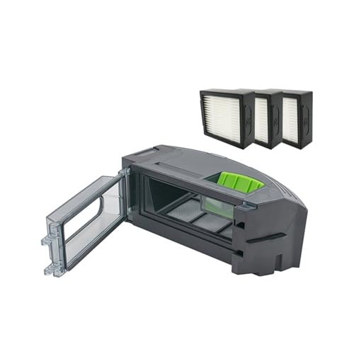 Staubsauger-Ersatzteile, Staubbehälterbox, Kompatibel Mit Roomba, E/i/J-Serie I1 I3 I4 I6 I7 I7+ I8 J7 E5 E6, Automatische Schmutzentsorgung(4pcs) von OWSDEXOZU