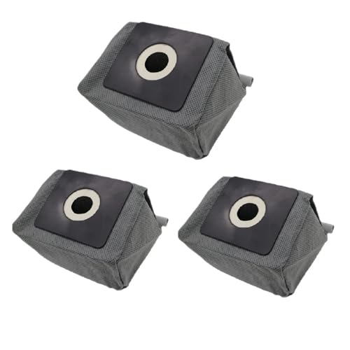 Staubsaugerzubehör Waschbare Praktische Tasche 11x10cm Vliesbeutel Filterstaubbeutel(3pcs) von OWSDEXOZU