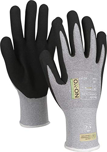 HandschuhMan. OX-ON Recycle Comfort Arbeitshandschuhe aus recycleten Materialien Gr. 7-11 (7/S) von OX-ON