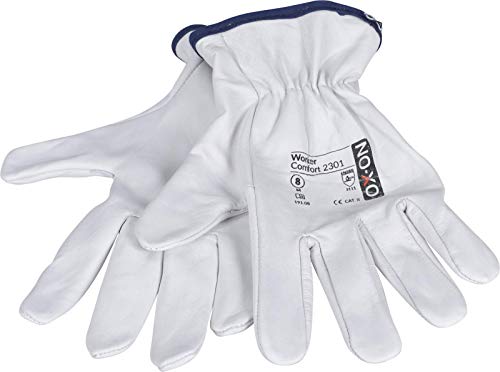 HandschuhMan. OX-ON Vollleder Arbeitshandschuhe, weiche Lederhandschuhe aus Ziegenleder Gr. 7-11 1 Paar (Größe 10/XL) von OX-ON