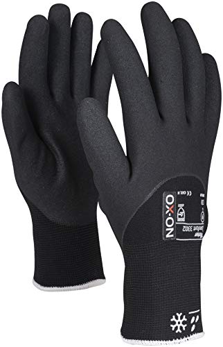 OX-ON HandschuhMan Freeze Arbeitshandschuhe Winter Gr. 7-11 Thermo gefüttert, Schnittfestigkeitsstufe B (11/XXL) von OX-ON