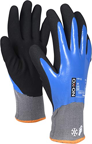 OX-ON HandschuhMan Zeal Winter Winterhandschuhe Arbeitshandschuhe Thermo gefüttert, Gr. 8-11 wasserdicht (11/XXL), Schnittfestigkeitsstufe B von OX-ON