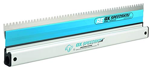 OX OX-P534245 Stainless Steel Notched Rendering Rule-RE450mm Speedskim von OX Tools