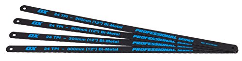 OX Pro 12" Hacksaw Blades 24 TPI Pack 4 von OX Tools