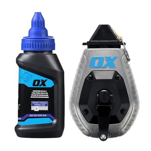 OX Pro 30m/100' Aluminum Chalk Reel Value Pack - Kevlar Bold Line / 6:1 Gear Ratio von OX Tools