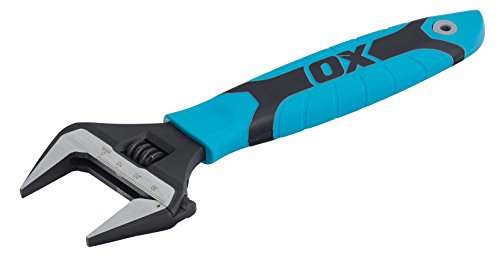 OX Pro Series Adjustable Wrench Extra Wide Jaw 8” (200mm) von OX Tools