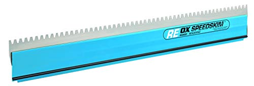 OX Speedskim Stainless Steel Notched Rendering blade only - REBL450mm von OX Tools