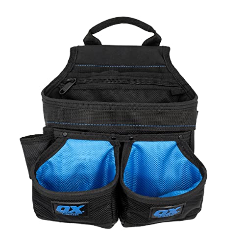 OX TOOLS Pro Dynamic Nylon-Rahmen-Tasche mit UV-/Wasserbeständigkeit, 5 Taschen und Hebelschlaufe von OX Tools