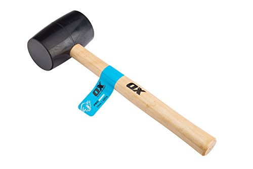 OX Trade Black Rubber Mallet - 16 oz von OX Tools
