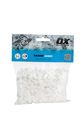 OX Trade Cross Shaped Tile Spacers - 5mm (250 pcs) von OX Tools