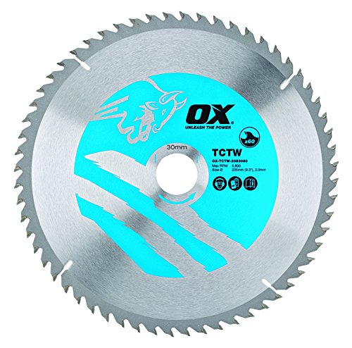 OX Wood Cutting Circular Saw Blade 235/30mm, 60 Teeth ATB von OX Tools