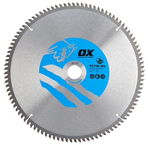 OX Wood Cutting Negative Rake Circular Saw Blade 305/30mm, 100 Teeth TCG von OX Tools