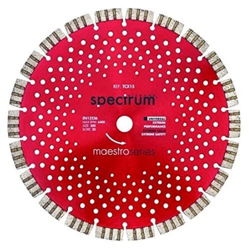 Spectrum Maestro 15mm Universal Turbo-Seg Dia Blade - 300/20mm von OX Tools