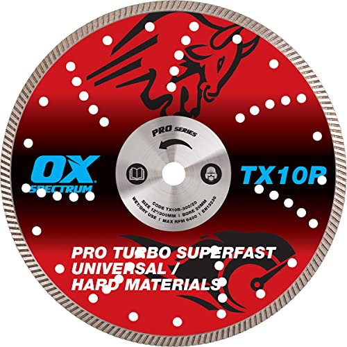 Spectrum Superior Turbo Dia Blade - Multi-Steel - 300/20mm von OX Tools