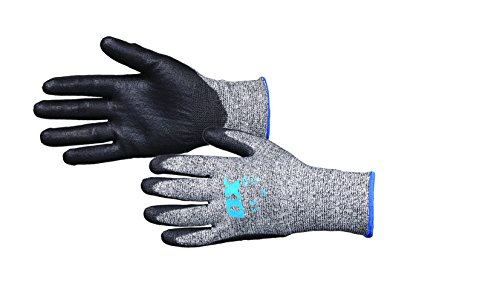 OX ox-s249210 PU FLEX Cut 5 Handschuhe, Grau/Schwarz, Größe 10 von OX Tools