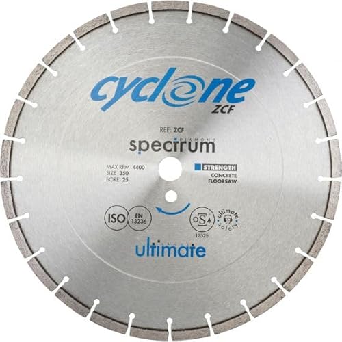 Ultimate Cyclone Floorsaw Blade - Concrete - 350/25.4mm von OX Tools