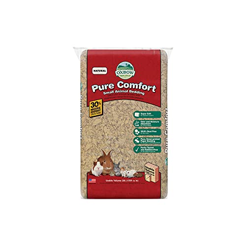 OXBOW Animal Health Pure Comfort Bettwäsche, naturfarben, 28 Liter Beutel (448026) von OXBOW