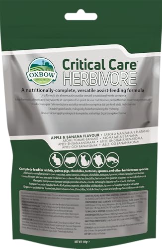 Oxbow Critical Care Herbivore Apfel & Banane 141 g Oxbow Critical Care Herbivore Apfel & Banane 141 g von OXBOW