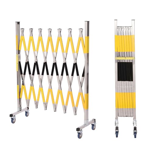 Absperrgitter baustelle, Scherensperre Rostfreie Stähle, Warnwirkung Schrankenzaun Outdoor Sperrgatter 1.2x2.5m, Absperrschere Ausziehbar Mit Abschließbare Riemenscheiben privaten und gewerblichen Absperrgitter baustelle, Scherensperre Rostfreie Stähle, Warnwirkung Schrankenzaun Outdoor Sperrgatter 1.2x2.5m, Absperrschere Ausziehbar Mit Abschließbare Riemenscheiben privaten und gewerblichen von OXBZKMY