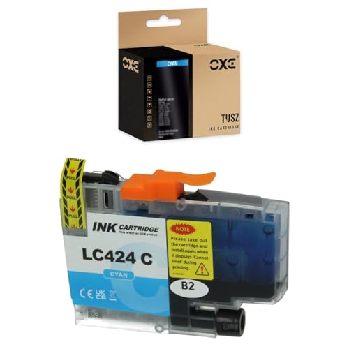OXE Tintenpatrone LC424C LC-424C Kompatibel für Brother DCP-J1200DW, DCP-J1200W Cyan 900 Inhalt: 9ml OXE Tintenpatrone LC424C LC-424C Kompatibel für Brother DCP-J1200DW, DCP-J1200W Cyan 900 Inhalt: 9ml von OXE