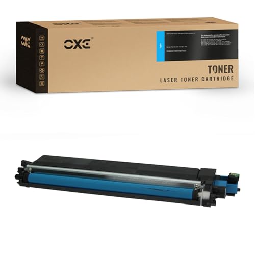 OXE Toner TN248C TN-248C Kompatibel für Brother DCPL3515CDW, DCPL3520CDW, DCPL3520CDW Eco, DCPL3527CDW, DCPL3555CDW, DCPL3560CDW, HLL3215CW Cyan 1000 Seiten je Tonerkartusche, Hochwertiger Druck von OXE