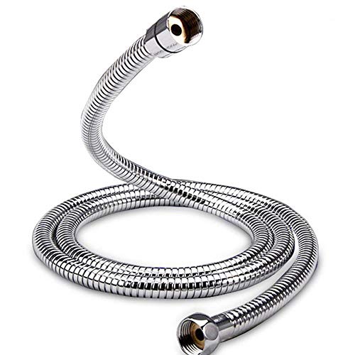Kibath 190001 Edelstahl-Flexibler für Dusche oder Badewanne, universell ausziehbar von 175 cm bis 225 cm, 175/225 cm von Kibath