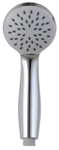 Kibath 110112 Duschset Handbrause mit 1 Position natürlicher Regendusche Bel Antikalk mit Edelstahl-Flexo. Dusche aus ABS Grau-Oberflächen. Garantierte Originalersatzteile, Chrom glänzend von Kibath