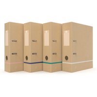 OXFORD Ordner Rückenbreite 8 cm DIN A4 Karton farbsortiert von OXFORD