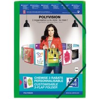 OXFORD Eckspanner Polyvision DIN A4 grün von OXFORD